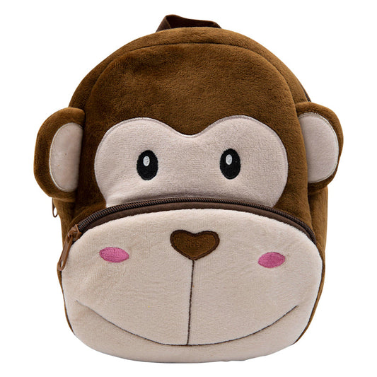 Animal Plushie Backpack Series- Monkey (M-L)